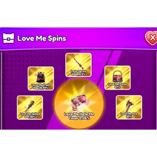 Baddies love me spins x10