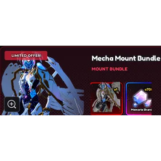 Anime Vanguards mecha mount bundle 