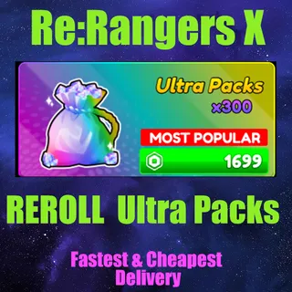 anime Rangers X REROLL  Ultra Packs