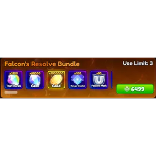 anime Rangers X falcon's resolve bundle  x3
