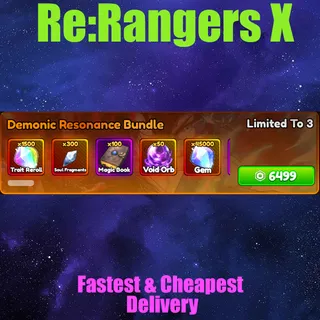anime Rangers X demonic resonasce bundle