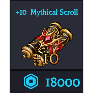Demon Blade +10 mythical scroll
