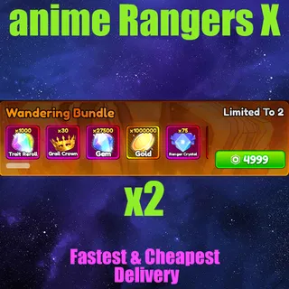 anime Rangers X wandering bundle x2