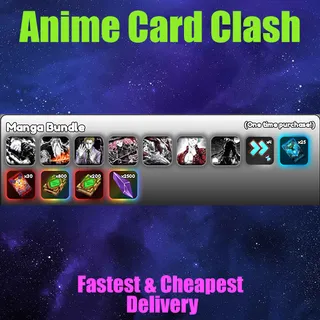 Anime Card Clash manga bundle 