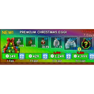 PREMIUM CHRISTMAS EGG X20