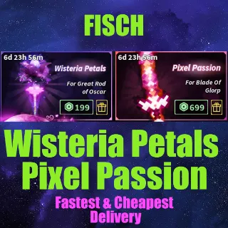 FISCH Wisteria Petals Pixel Passion