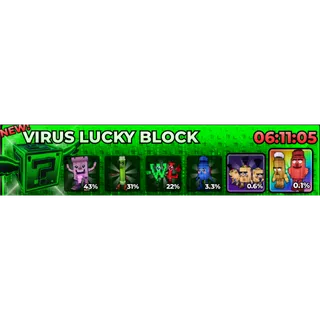 Kick a Lucky Block VIRUS LUCKY BLOCK X8