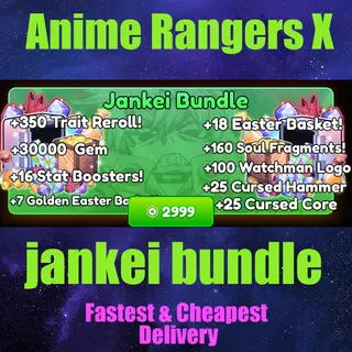  anime Rangers X jankei bundle