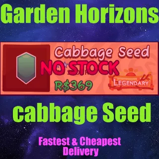Garden Horizons cabbage Seed