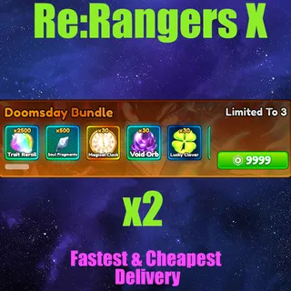 anime Rangers X Doomsday Bundle x2