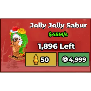 Steal a Brainrot  jolly jolly sahur