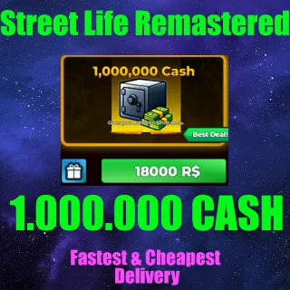 Street Life Remastered 1.000.000 CASH