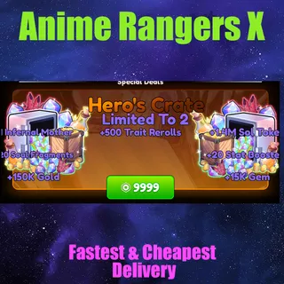 Anime Rangers X Hero's Crate x2