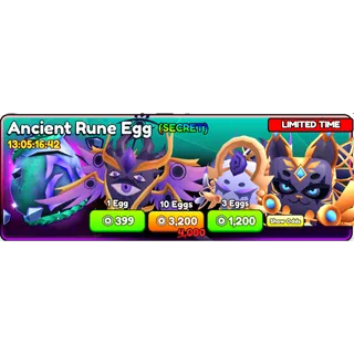 Tap simulator-Ancient Rune Egg x10