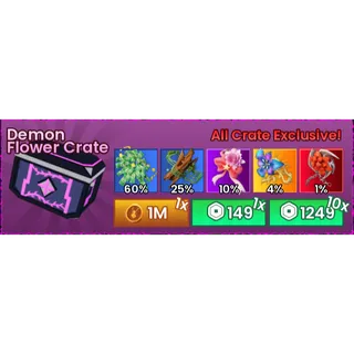 Bees demon flower crate x10
