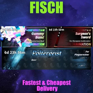 Fisch -poltergeist-Gummy bam -surgein's sword
