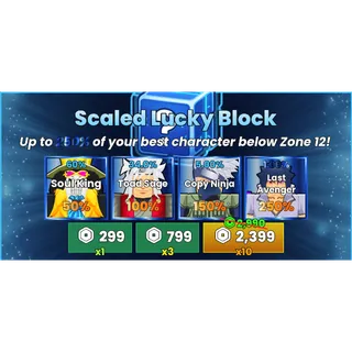 My Anime Mine - Scaled Lucky Block X10