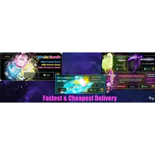 Fisch -WAVESTRUMMER-MIRUKU BUNDLE -PEARSICLE -WISTERIA SCYTHE -PLATINUM MENACE