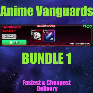 Anime Vanguards BUNDLE 1