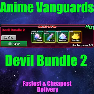 Anime Vanguards Devil Bundle 2