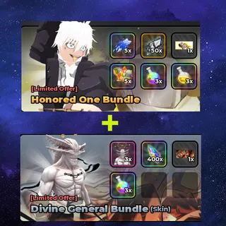 Anime Warriors III Honored one Bundle bundle-Divine General bundle (Skin)