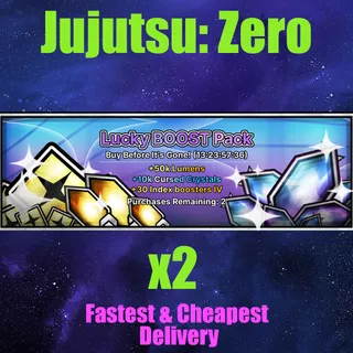 Jujutsu: Zero lucky boost pack x2