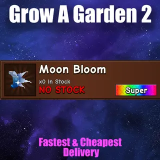 grow a garden 2 moon bloom x3 