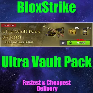 BloxStrike Ultra Vault Pack 27000 Credits