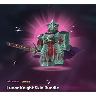 Anime Vanguards - 2nd anniversary Lunar Knight Skin Bundle 