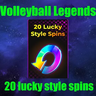 Volleyball Legends 20 Lucky style spins