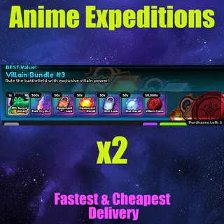 Anime Expeditions - villain bundle #3 x2