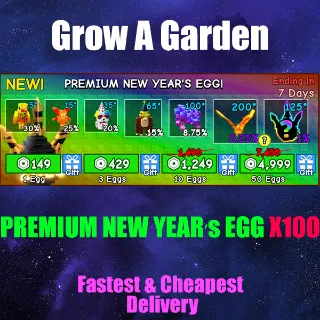 PREMIUM NEW YEARS EGG X100