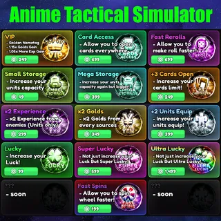 anime tactical simulator - All gamepass