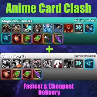 Anime Card Clash mega pixel bundle - manga bundle