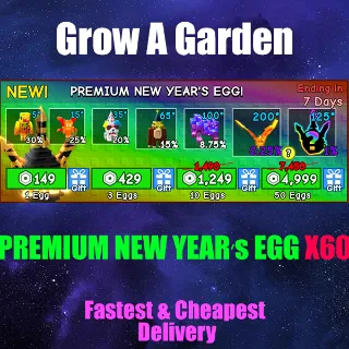 PREMIUM NEW YEARS EGG X60