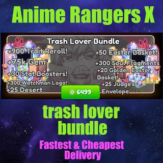  anime Rangers X _trash lover bundle