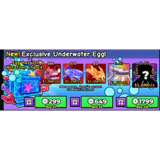 Catch And Tame Exclusive underwater Egg