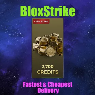 BloxStrike - 2700 credits