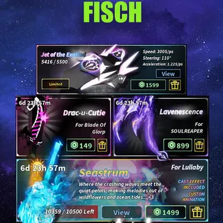 Fisch -jet of the exalted-seastrum -drac-u-cutie -lavenescence