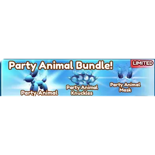 Baddies party animal bundle