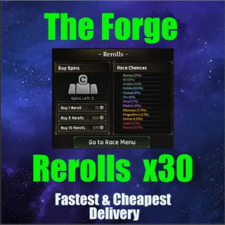 The Forge Rerolls