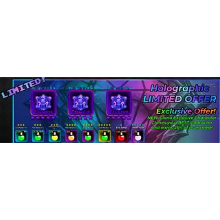 Fish an Anime RNG HOLOGRAPHIC LIMITED OFFER X15
