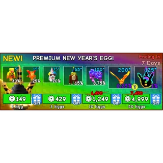 PREMIUM NEW YEARS EGG X20