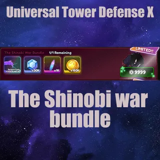 Universal Tower Defense X The Shinobi war bundle