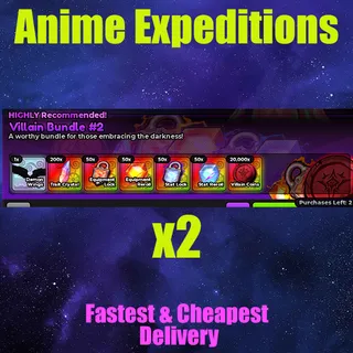 Anime Expeditions - villain bundle #2 x2