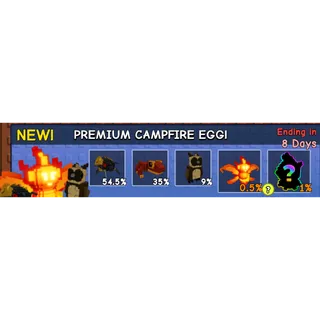 grow a garden premium campfire egg x10