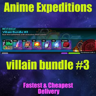 Anime Expeditions - villain bundle #3