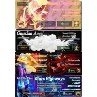 Fisch - Stars Highways- Nameless Illuminator - Guardian Angel - Burgerbound - Talismania 