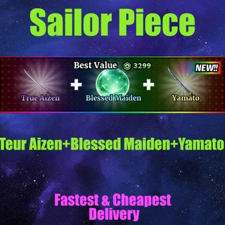 Sailor Piece - True Aizen+Blessed Maiden+Yamato