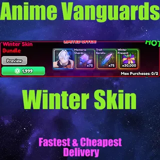 Anime Vanguards Winter Skin